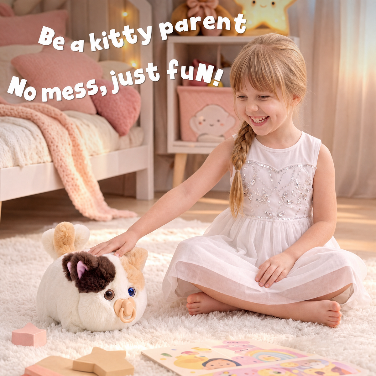 Mewbelo™ Interactive Plush Kitten
